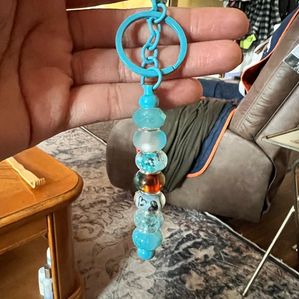 Colorful Beaded Keychains Set - Picture 3 of 10